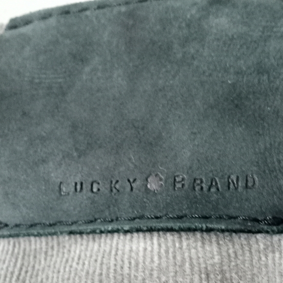 Lucky Brand Charlie Skinny Gray Soft Handcrafted Corduroy Jeans- Size: 10/30A - Picture 13 of 15